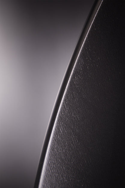 Tulip black paint floor coat hanger, modern Italian craftsmanship with bronze accents by Vera Forma.